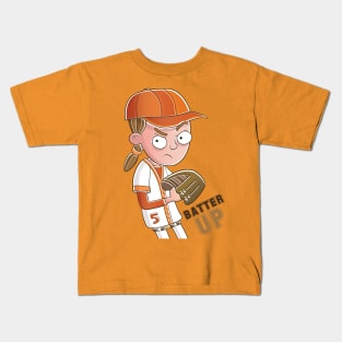 Batter Up! Baseball Pitcher Kids T-Shirt